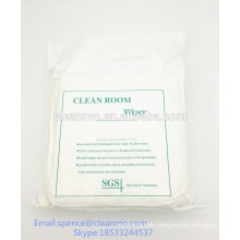 Class 1000 cleanroom polyester clean room wipes LE/laser cut 110g/m2